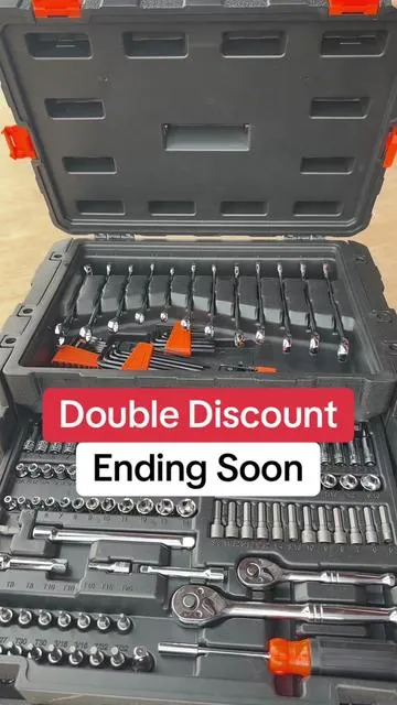 DOUBLE DISCOUNT 💥 Vevor 450 piece Professional Grade Mechanic’s Tool Box #vevor #toolbox #mechanic #lanordaysale #tiktokproducts