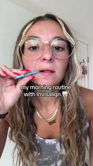 A must have while wearing Invisalign or retainers 🦷💛 #invisalign #invisalignjourney #retainers #teethalignment #retainercleaner 