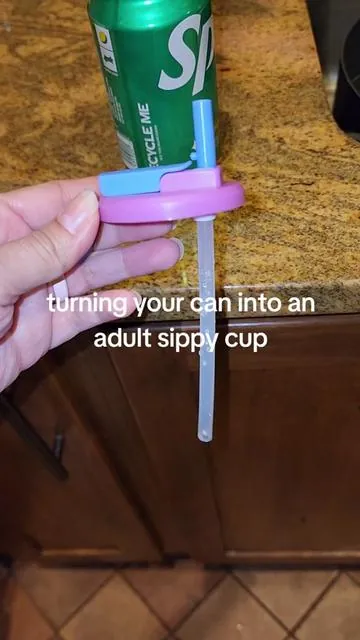I always drink my cans from a straw anyways because it's better for your teeth and I having to tilt your head back every time is annoying. grab some today! #sodacan #adultsippycup #spillprooflid #giftideas  #drinkware 