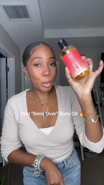 This Bend Over Body Oil 🔥  #bodyoil #bodyoils #bendoverbodyoil #perfumeoil #gourmandperfume #gourmandfragrance #smellgoodallday #turah21 #blackowned #shopblackowned 