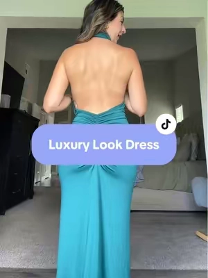 TikTok Shop is wild for this one. It’s giving luxury without the luxury price. The material feels rich, the fit is flattering, and it moves so pretty on the dance floor. Compliments all night. #formaldress #TikTokShopFashion 
