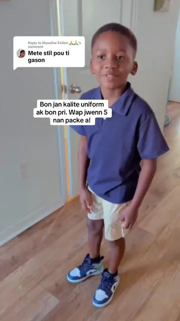 Replying to @Myseline Exilien 🙏🙏 #backtoschool #backtoschooloutfit #backtoschooluniform #schooluniform #schooluniformforkids 