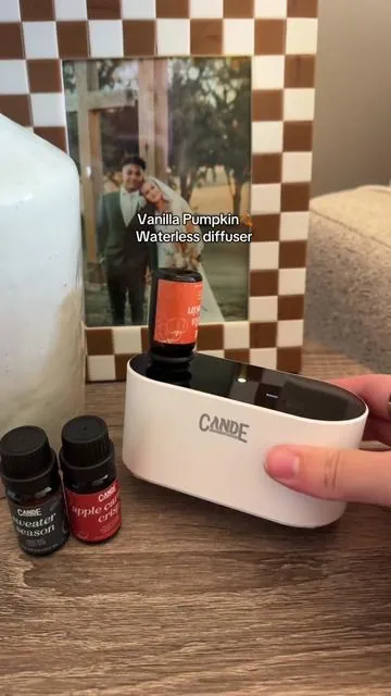 Just in time for fall🥰✨🍂 #waterlessdiffuser #diffuser #airrefresher #fallscents #homefinds 
