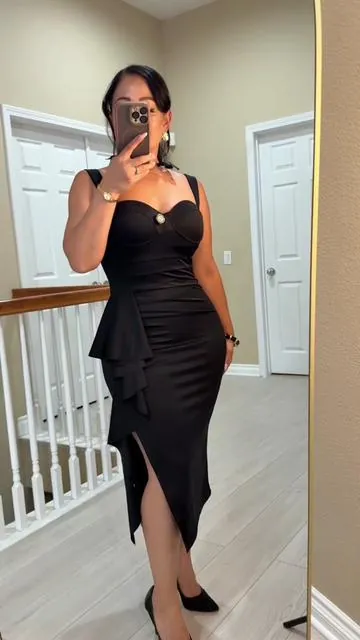 Este vestido lo tiene TODO! Moldea, realza y deslumbra ✨ Ideal para fiestas, cocteles y noches especiales @CurvySweet-US #dress #ShapewearDress   #partydress #elegantdress #tiktokshopcreatorpicks 