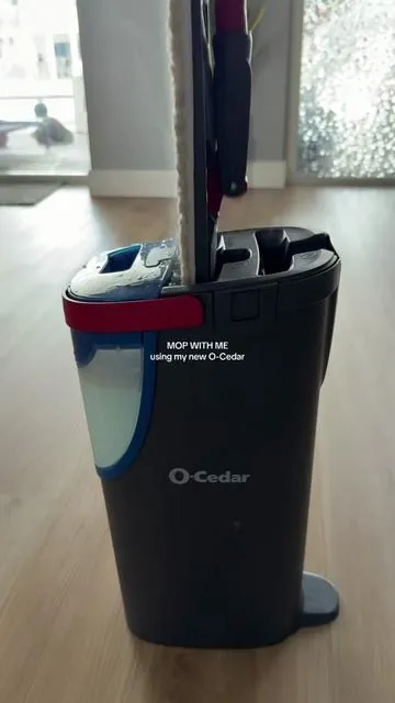 POV: you finally found a mop that actually makes cleaning EASY O-Cedar really ate with this one!! 🧼🧽#tiktokshopcreatorpicks #cleaningtiktok #ocedar #momhacks #fyp