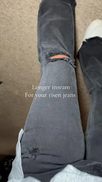 Girls who love the risen jeans but want a longer inseam #tummycontrol #denim #jeans 