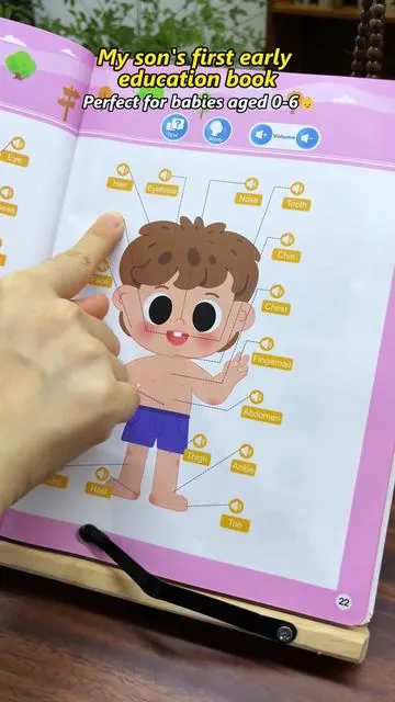 Kids play, learn, and laugh. 300+ English words with interactive fun—no screens needed. The book every parent recommends! \#baby2025 #toys #kidstoys #educational #giftfortoddlers 
