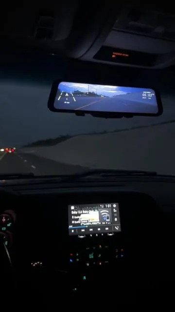 Im obsessed with this Wolfbox 12in Dashcam! If you have dark tint like me, this is perfect for you!! 🙌🏼🔥 #jacobslaserdesigns #dashcam #wolfbox #dashcamfootage #tiktokshop 