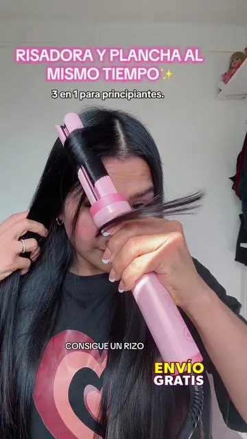 Plancha tres en uno automátic Curling   puedes planchar y ondular tu cabello al mismo tiempo👌✨ ##plancha3en1##rizosperfectosen5minutos##forlifapro3en1##rizadorautomaticodepelo##planchadecabello