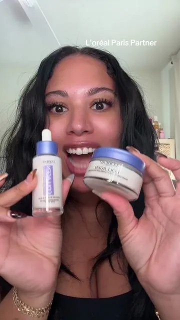 collagen OVERLOAD for your skin omg my skin is so glowy, plump, & hydrated 😍💦✨ @loréal paris usa #lorealparis #collagenmoisturefiller #collagenmoisturebounceserum #lorealparispartner #tiktokshopcreatorpicks 