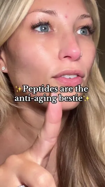 Peptide facial serums are the anti aging bestie ✨ age your skin in reverse with this needless growth factor serum by @DRMTLGY ! #antiaging #skincare #peptide #glowyskin #glassskin 
