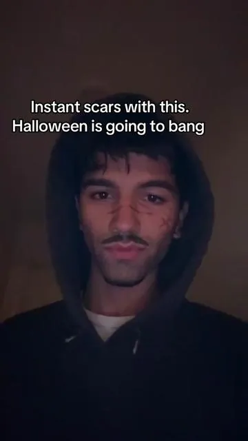 Same serium used in movies #halloween #halloweencostume #scars #scarface #scarringliquid 