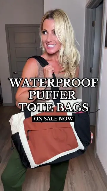 Lovevook does it every single time ✨ love this puffer tote bag (this is the 17inch) #totebag #totebagstyle #totebags #puffertotebag #puffertote 