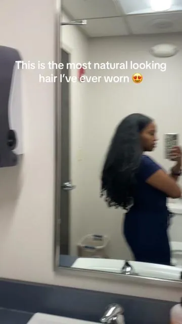 Ladies this is your sign to get this hair!!! I’m usually so picky but I’m in love😍 #fyp #vpartwig #yakihumanhair #oqhair 