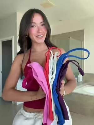 wearing a small 🤍
