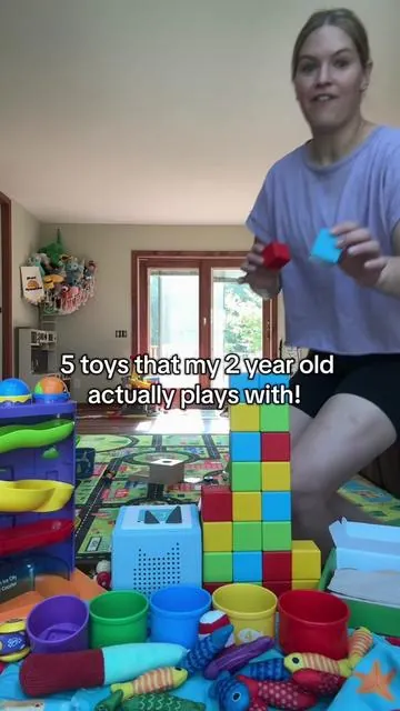 5 toys that my toddler actually plays with! My toddler loves these toys they are such a hit with him!  #toddlertoys #toys #momtok #giftideas #giftideasforkids 