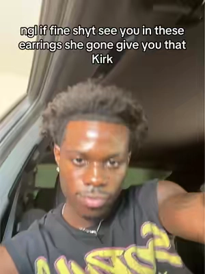 she throwing that kirk fa sho my boi #earrings #earring #jewelry 