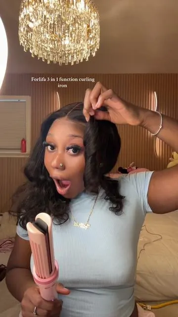 This is hands down the best tool I’ve ever had @FORLIFA #FORLIFA #5Minute HairChallenge #Automatichaaircurle#Hairstyle #HairTutorial 