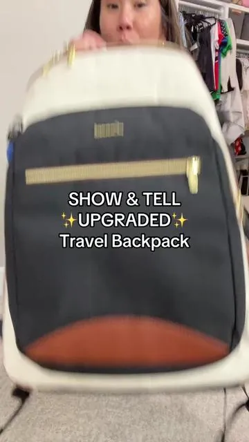 NEW design on the bestselling travel backpack!! @Lovevook Bags #travelbag #backpack #travelbackpack #carryon #tiktokshopnewarrivals 