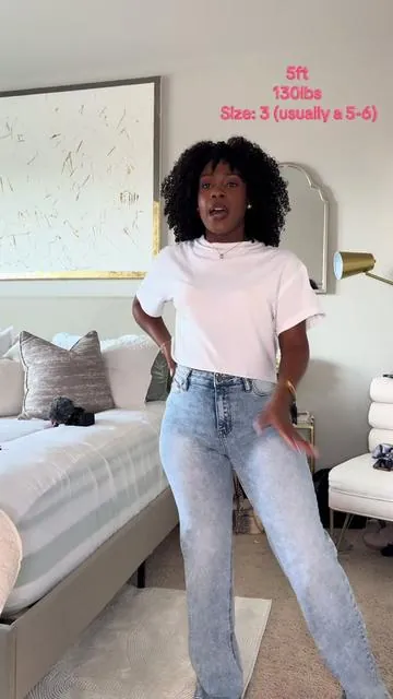 Fashion nova stretchy jeans! #fyp #fashionnova #tiktokshop #widelegjeans #highwaisted 