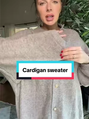 Absolute perfection. Oversized button down cardigan sweater #fashioninspo #styletips #fallaesthetic #sweater #cardigan @PrettyGarden 