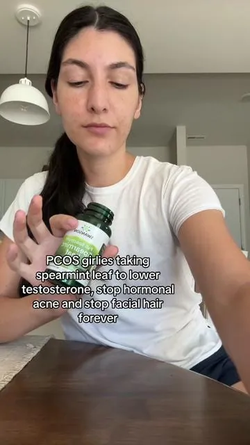 can’t believe how well it works #spearminttea #tiktokshopfinds #acne 
