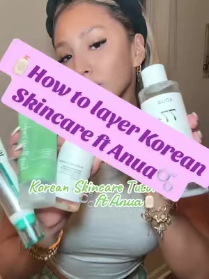 💦🌛🫧Step by step Korean skincare layering PM edition with the Anua Ultimate Skincare Bundle! Hydration, brightening & glow for all skin types ✨🧴 💗☀️Same steps for my AM routine I just skip the oil cleanser personally in the morning! #koreanskincareroutine #skincaretutorial #anuaskincare #glassskinroutine #anuadarkspotcorrectingserum 