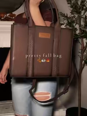 This wrangler tote bag is beautiful. Elevates any outfit you have! @Rustic Charm Bootic #worktote #wranglerpurse #fallaesthetic #purse #workbag 