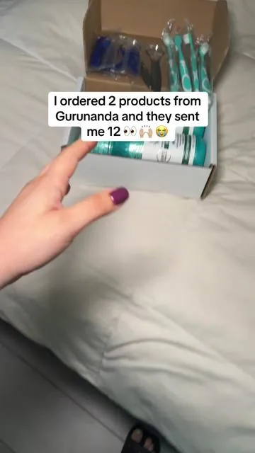 I was literally about to order more of their butter on gums toothbrushes cause the bristles feel soooo good on the gums. I was not expecting all of this 😭😭 @@GuruNanda LLCis for the people 🙌🏼 #gurunanda #gurunandaproducts #gurunandamouthwash #oralhygiene #teethtok