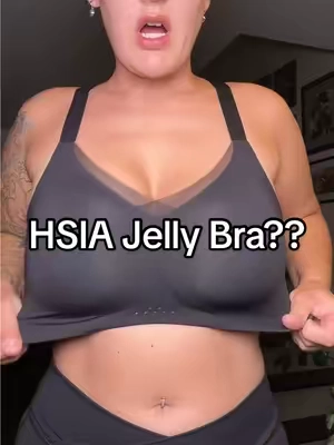 Hsia wireless jelly bra #hsia #hsiabra #jellybra #wirelessbra #brareview 