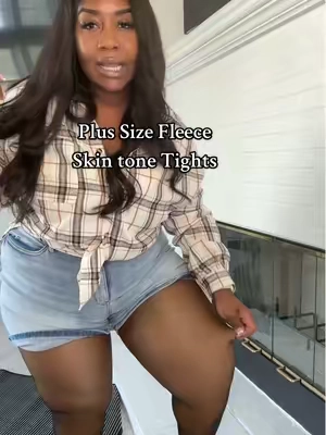 Plus size skin tone fleece tights. The tights with no diaper lines #fleecetights #skintonetights #fleecelinedtights 