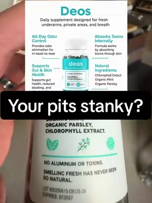 Those people across the pond are on to something. #deodorant #bodyodor #sweat #chlorophyll #tiktokshopcreatorpicks 