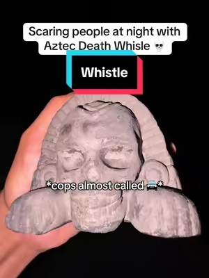 Ima be a menace on Halloween 😈 #deathwhistle #halloween #scary #spookyseason #prank 