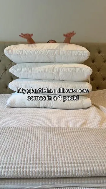 No regrets with the king Utopia pillows #pillows #kingpillows #creatoricons #bedding 