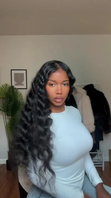POV: 26 inches only $112 ,best unit v-part body wave wig i got @Tahikie Hair Shop  #TikTokShopBacktoSchool #tahikiehair #TikTokShopRestock #wigs #upartwig
