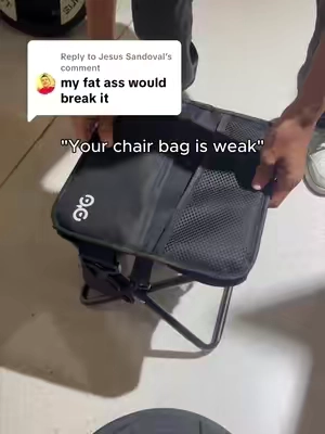 Replying to @Jesus Sandoval It’s tougher than you think. #TikTokShopNewYearNewAura #foldingchair #tiktokshoploveatfirstfind #FallFreshness  #Hiking