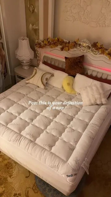1 Oops… I accidentally slept way too long! 😅#Overslept#CozyVibes #mattresstopper#FallFreshness #TikTokShopRestock #TikTokShopBlackFriday #TikTokShopFallDealsForYou
