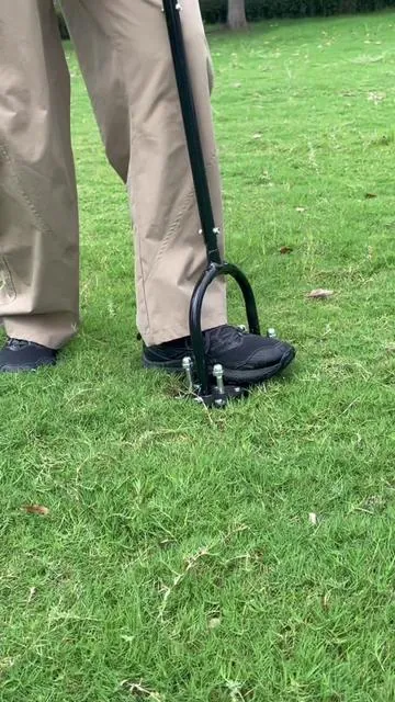 This is the fall lawn care secret no one talk about#lawnfix #soilhealth #lawncare #healthyroots #yardwork #rifpod #lawnaeration #aeration #tiktokmademebuyit 