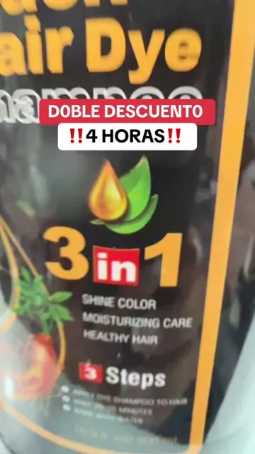 MEIDU Hair Dye Shampoo 3 in 1, Herbal Ingredients, Contain Ginger Extract, Can Cover Gray Hairs. Shampoo para Tinte Capilar, Coloración Natural del Cabello. Tiñe tus canas sin tanto Químico.  34+ *DISCLAIMER* precio mostrado es el vigente al momento de la grabación y puede cambiar. Las promociones pueden tener restricciones o disponibilidad limitada. #tiktokshopcreatorpicks #tiktokshopblackfriday #tiktokshopcybermonday #superclubday #viralontiktokshop @MEI DU SHOP 