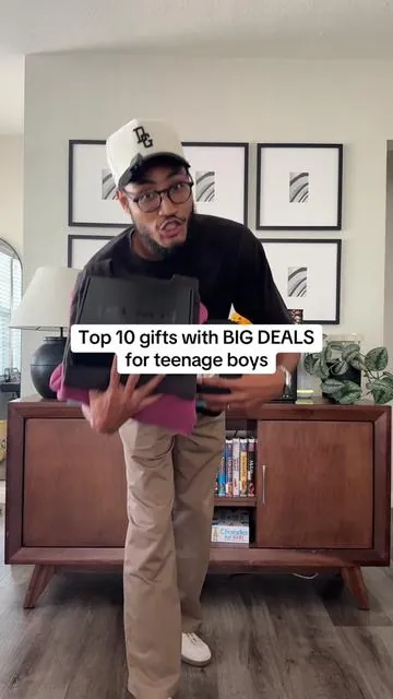 Gift guide for teenage boys #giftguide #giftsforhim #giftsforteens #TikTokShopCreatorPicks  