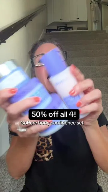 You know how we all have those spots we wish were a little firmer? 👀 This goPure cream has been such a game-changer — it works on thighs 🍑, belly, arms 💪, even the neck. It’s lightweight, sinks right in, and actually helps with that crepey texture. I think the sale ends tonight ⏰ so if you’ve been curious, now’s the time to snag it! Price valid September 25, 2025. Price subject to change @@Gopure##confidenceatyourcore##creatoricons