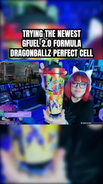 Have you tried the new @G FUEL Energy 2.0 formula? I didn't realize you could upgrade perfection 😎 but seriously, they added and removed ingredients that has completely changed the game on energy drinks!  #gfuelpartner #gfuel #dbz #DragonBallz #pixelxkitten 