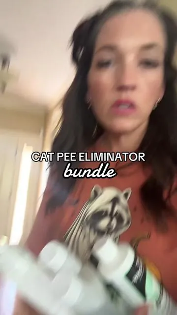 Replying to @Karri Don't let cat pee smell ruin your home! This cat odor off products actually works!!! #cats #catodor #odor #odoreliminator #petodoreliminator