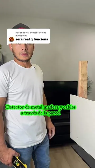Respuesta a @honeylove espero haber aclarados dudas detector de barrotes de hierro cables y madera #madera #detector #metal #duda #tiktokshop 