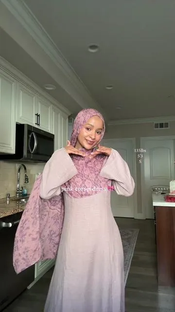 If you’re tall, DO NOT purchase #corsetdress #corset #hijabifashion #maxidress #modestdress 