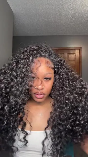 Love it!🥹@Frodio Hair  - - - - #juhhdior #frodiohair #halfwig #wigtok #naturalhairstyles 