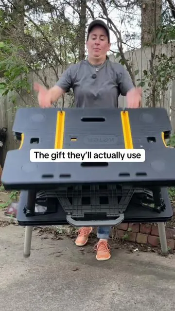 Give the DIY lover in your life a gift they’ll actually use. The Keter Heavy Duty Portable Folding Workbench is built for projects big and small, from quick home repairs to full weekend builds. It folds flat for easy storage, yet sets up in seconds into a sturdy, heavy-duty table with two 12” clamps included. Whether it’s for woodworking, home improvement, or just having a reliable extra workspace, this portable sawhorse table is strong, versatile, and designed to last. Perfect for holiday gifting, this is one of those tools that sells out fast—because once people see it in action, they know it’s a must-have
