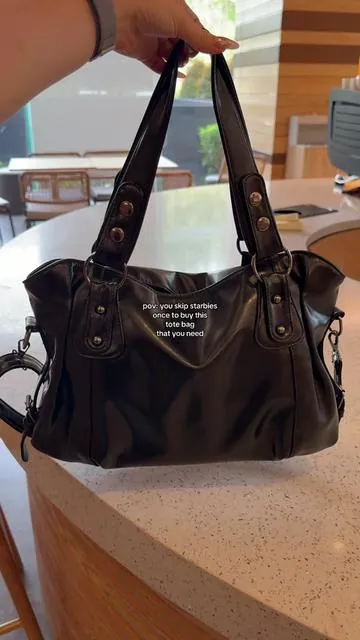 Been carrying this gothic tote everyday… it just goes with everything 🖤✨ #totebag #gothicstyle #tiktokshopblackfriday #tiktokshoprestock#tiktokshopfalldealsforyou 