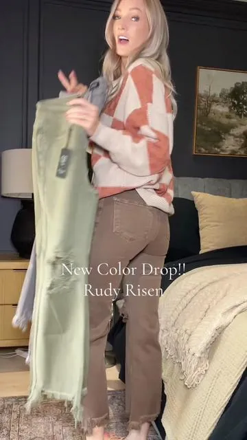 I’m 5’9 and got a size three! Love these! #rudyrisen #risenjeans #fallpants #wildoakboutique #tiktokshopcreatorpicks 