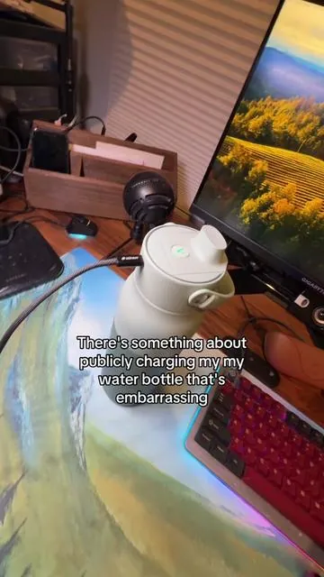 Oh yesss #smartwaterbottle 